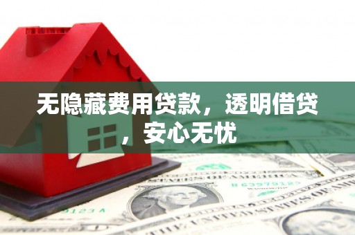 瓯海无隐藏费用贷款，透明借贷，安心无忧