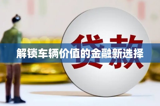 瓯海解锁车辆价值的金融新选择