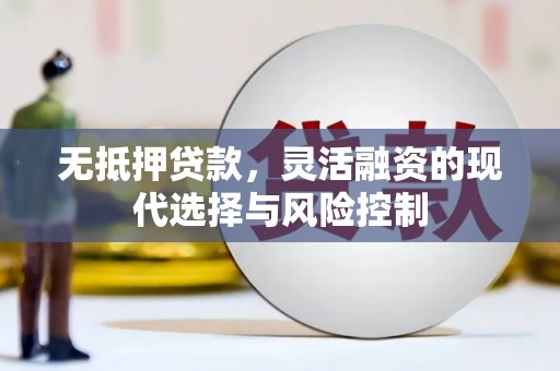 瓯海无抵押贷款，灵活融资的现代选择与风险控制