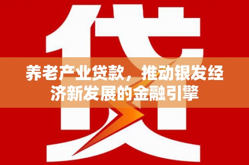 瓯海养老产业贷款，推动银发经济新发展的金融引擎