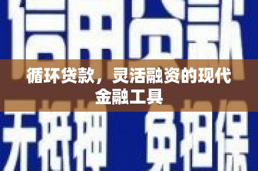 瓯海循环贷款，灵活融资的现代金融工具