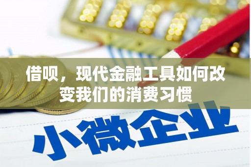 瓯海借呗，现代金融工具如何改变我们的消费习惯