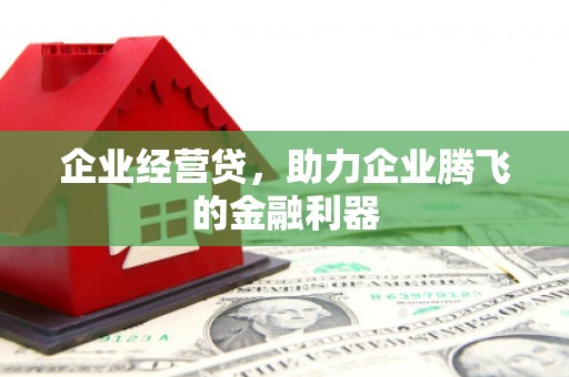瓯海企业经营贷，助力企业腾飞的金融利器