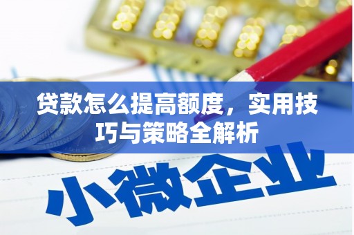 瓯海贷款怎么提高额度，实用技巧与策略全解析