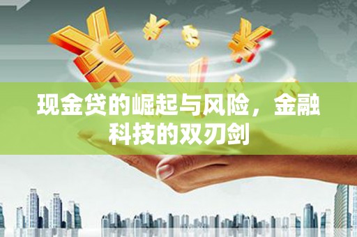 瓯海现金贷的崛起与风险，金融科技的双刃剑
