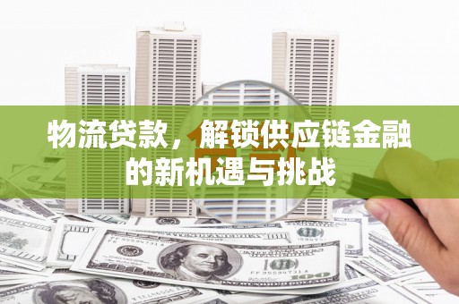 瓯海物流贷款，解锁供应链金融的新机遇与挑战