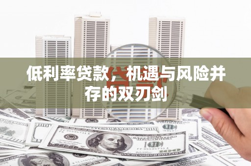 瓯海低利率贷款，机遇与风险并存的双刃剑