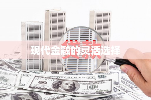瓯海现代金融的灵活选择
