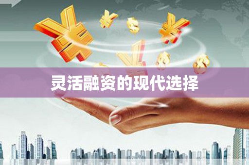 瓯海灵活融资的现代选择