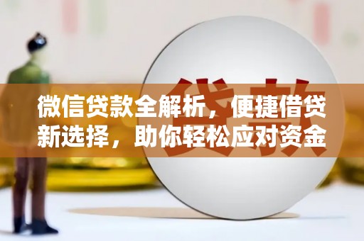 瓯海微信贷款全解析，便捷借贷新选择，助你轻松应对资金需求